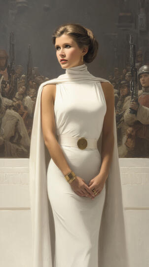 Senator Leia Organa Solo - brought to judgment before the Republic she helped to save