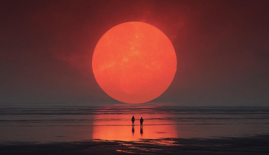 Anoma - the world where Luke's hidden Jedi Academy rises under a dying sun