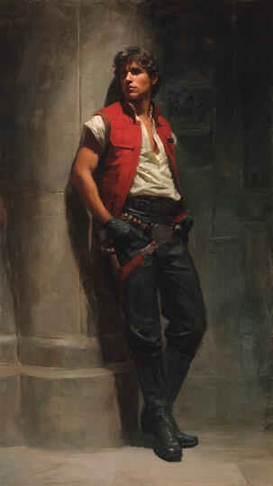 Luke "Lucky" Solo - he has his uncle's Force-sensitivity and his father's recklessness